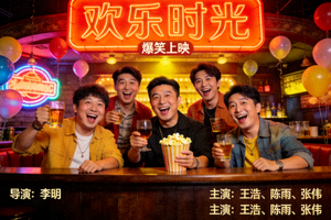 喜剧电影《欢乐时光》宣传海报剧照